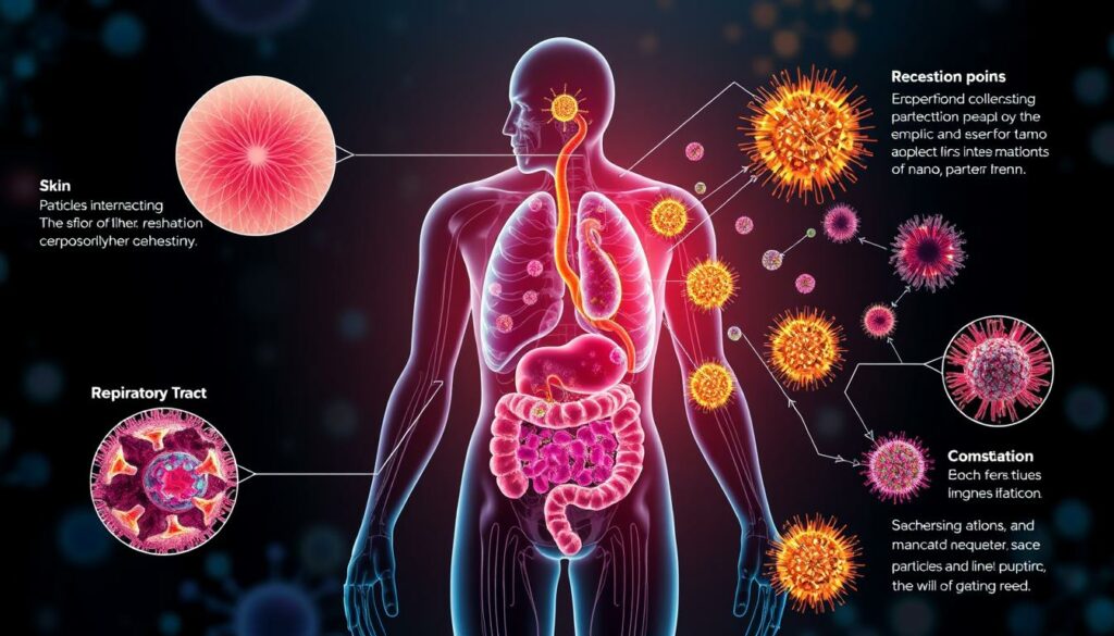 Aufnahmewege von Nanopartikeln