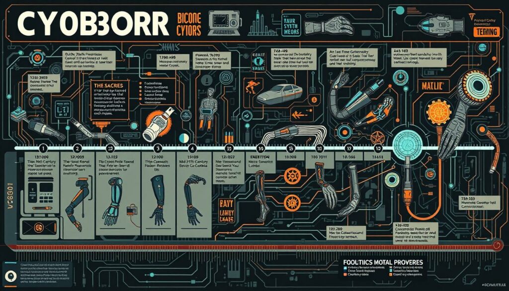 Historische Entwicklung der Cyborg-Technologie