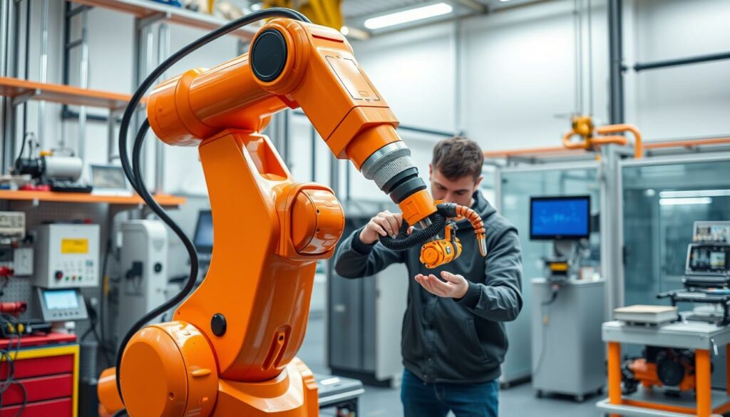 Intuitive Bedienung und Sicherheit von Robotern